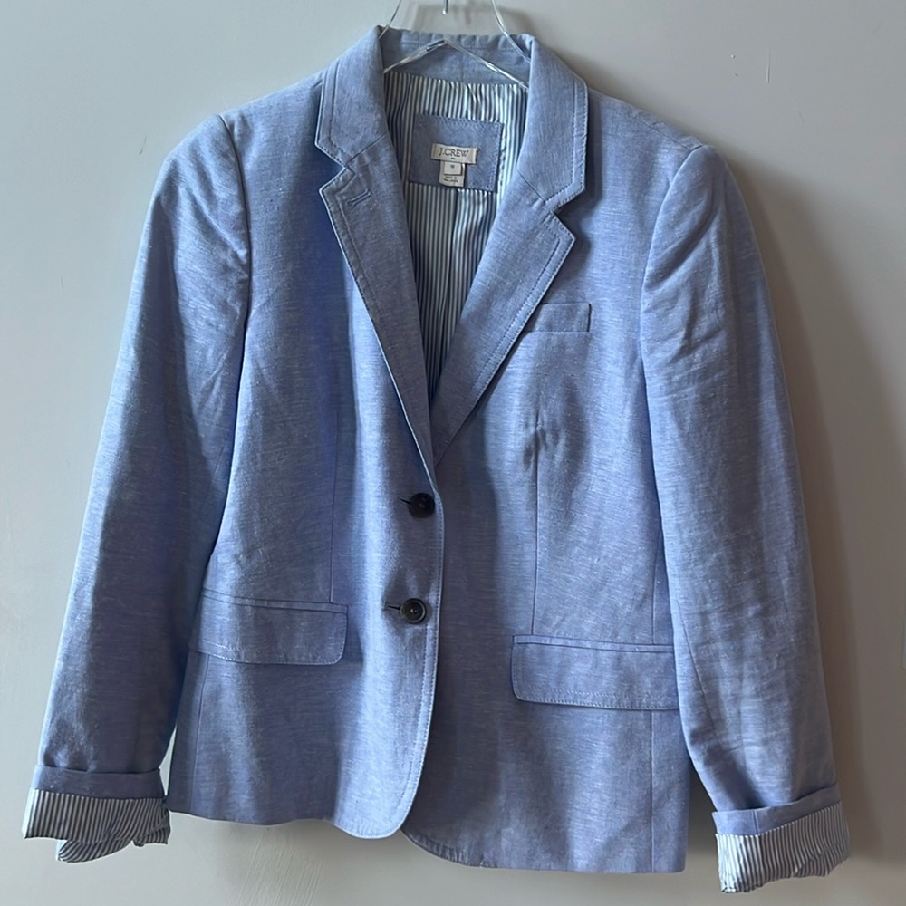 Linen JCrew blazer